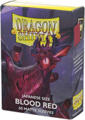 Dragon Shield | Matte Card Sleeves - 60 Count Premium TCG Protection | Blood Red - Smooth & Tough