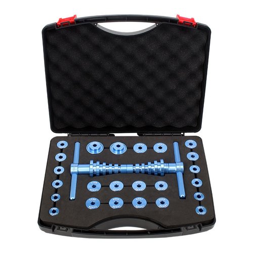 VLUOO Bike Hub Bearing Press Kit, Universal Bicycle Bearing Press Tool, Soft Tail Frame Drift Bearing Tool Kit for Bicycle Repair