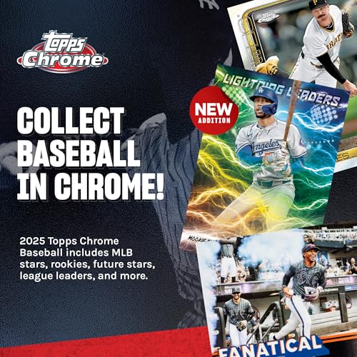 2025 Topps Chrome Baseball Mega Box - Factory Sealed Collectible Cards