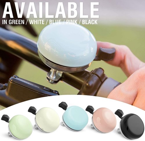 MARQUE Beach Cruiser Bike Bell - Classic Design for Adults & Kids | Traditional Ring Sound