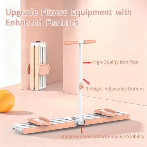 2-in-1 Fitness Ski Machine for Women | Pelvic Floor & Core Strengthener | Low-Impact Full Body Workout for Toning, Postpartum Recovery