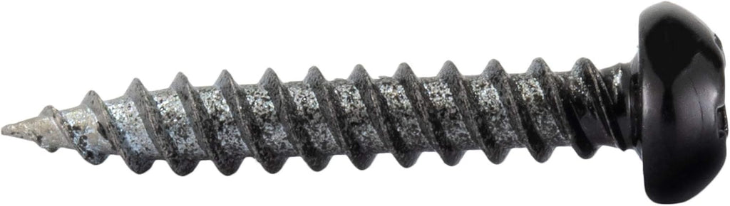 RecPro 8x1 Pan Head Metal RV Screws - Polar Black | Multi-Pack for Factory Finished Look (50 Count)