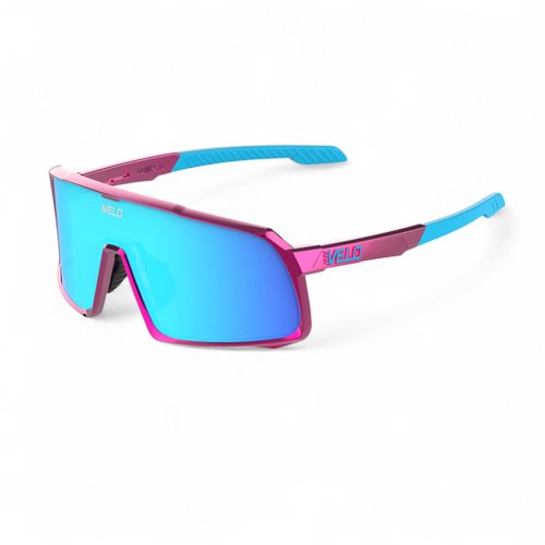 VELO Shades – Changeup – Baseball/Softball Sunglasses – By Jax of The Bullpen Training (Gen2, Cotton Candy - Metallic, Sml Adlt/Youth)