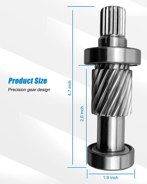 Vaticas Golf Cart Input Shaft Kit Replace 28095-G01 26926-G01 612556 Fit for EZGO TXT 1988-1990 Electric Golf carts from 1994 and Onwards, 19 Splines/21 Tooth, 1.5IN Diameter Gear