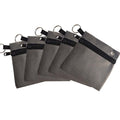 Youkang Golf Tee Pouch, 4.4 X 4.4 Inch Professional Zipper Golf Tee/Ball Pouch Bag with Key Ring