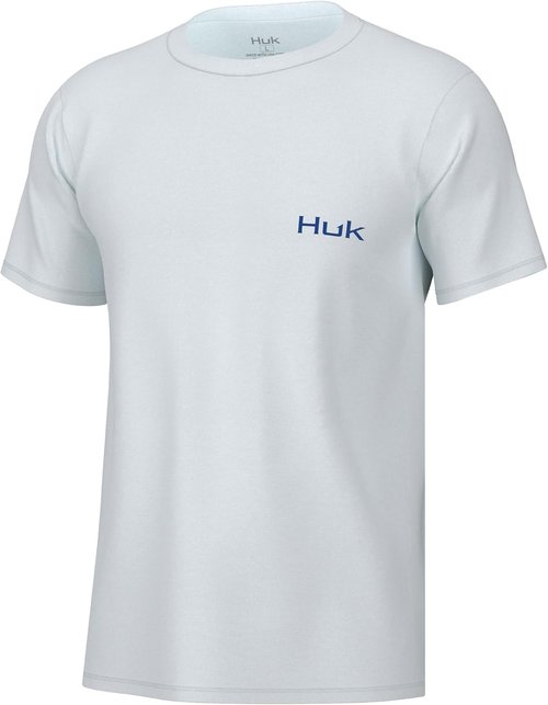HUK Men's Fishing Tee - Quick-Dry Performance Short Sleeve Shirt for Comfort & Style