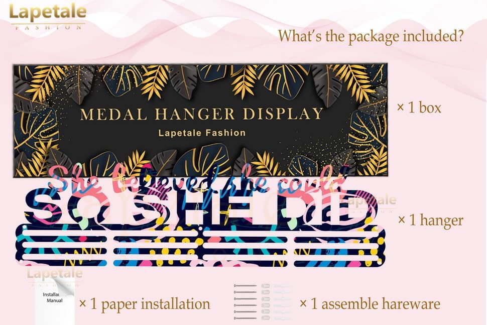 Skiennix Race Medal Holder - Stylish Wall Hanger for Marathon Medals | Perfect Runner Display