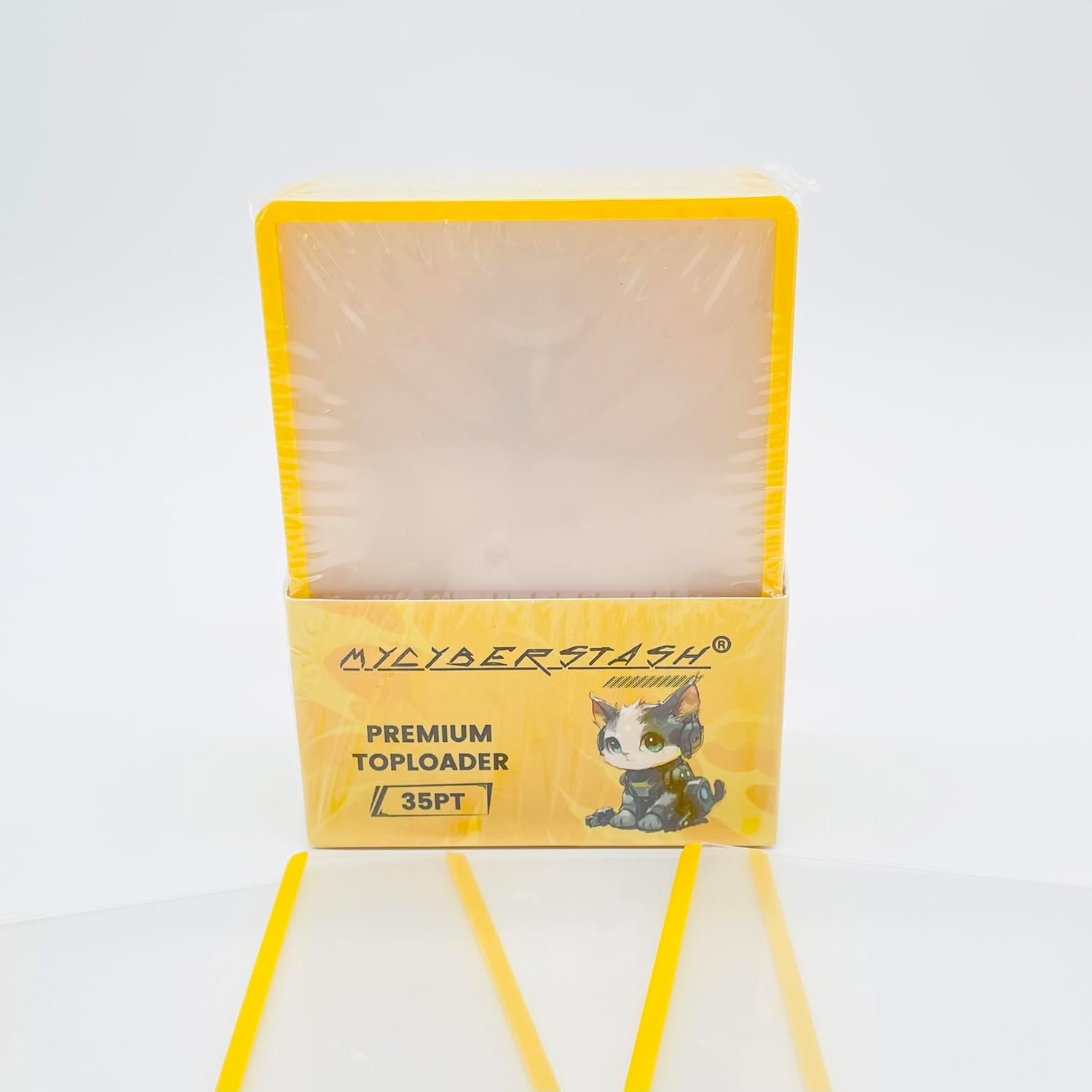 Premium TopLoaders for Trading Cards - Dual-Sided Protective Peel-Film | Holds Cards Up to 20pts - 35pts | 25 Pack