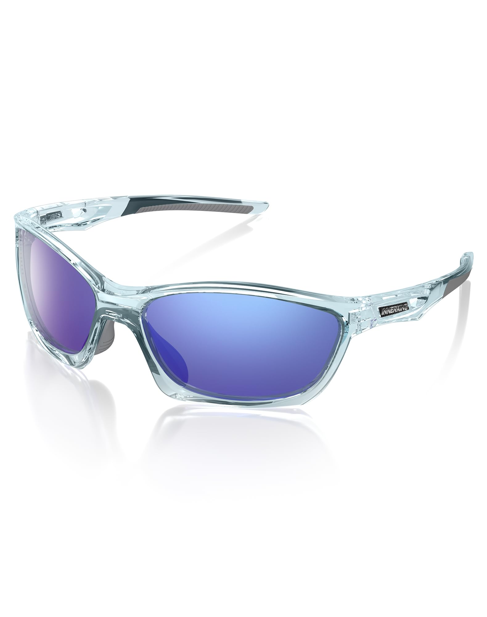 Innerking Sports Polarized Sunglasses for Men and Women, TR90 Fashion Retro Frame Designer Style Unisex, UV 400 Protection Sun Glasses for Fishing Cycling Driving Running