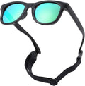 COASION Polarized Bendable Baby Sunglasses - Flexible Design with Strap for Infants 0-12 Months