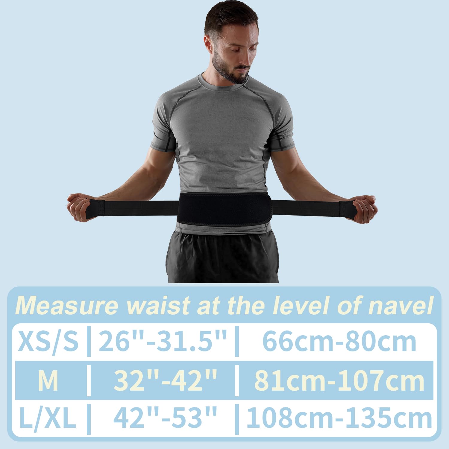 Regine Switzerland Lightweight Back Brace - Breathable Support for Lower Back Pain Relief | Adjustable Lumbar Belt for All-Day Comfort