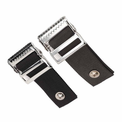 KIMISS 2pcs Cart Bag Rack Strap Buckle Cart Bag Strap Buckle Universal Adjustable Stainless Steel Bag Holder Bracket Buckle Replacement for E Z