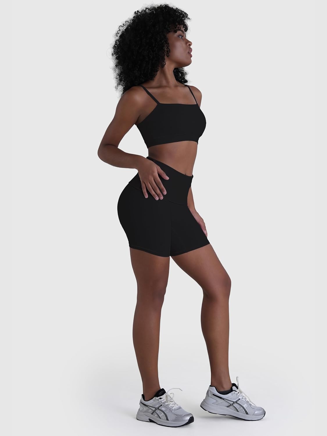 Sunzel High Waisted Biker Shorts - Tummy Control Compression for Women | Athletic Yoga Gym Wear