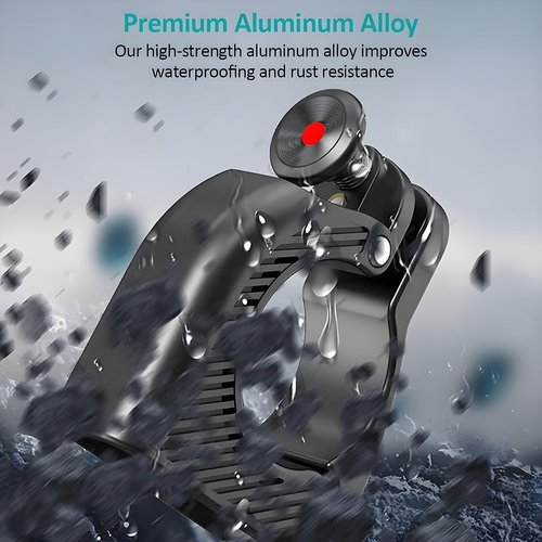 Bike Bell, Hidden Aluminum Alloy Bicycle Bell for 22.2-32 mm Handlebars,Clear and Long Sound Ringer,Bikecycle Bells for Mountain Bicycle,Scooter,Youth Bike