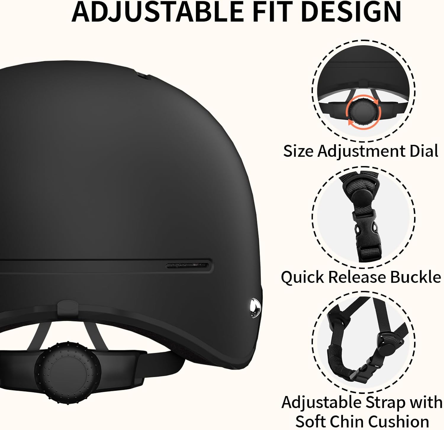 Skiennix Bike Helmet - Adjustable Safety Certified Cycling Helmet for Men & Women | Ideal for Scooters, Skateboards, and Road Bikes