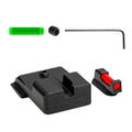 TAG Precision TAC Gun Sights Compatible with CZ P10 Pistols | Durable Compact Ultra-Bright Front & Rear Tactical Handgun Sights with Easy Customization & Enhanced Accuracy | Hybrid (TSH)