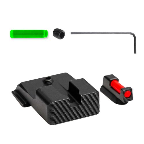 TAG Precision TAC Gun Sights Compatible with CZ P10 Pistols | Durable Compact Ultra-Bright Front & Rear Tactical Handgun Sights with Easy Customization & Enhanced Accuracy | Hybrid (TSH)