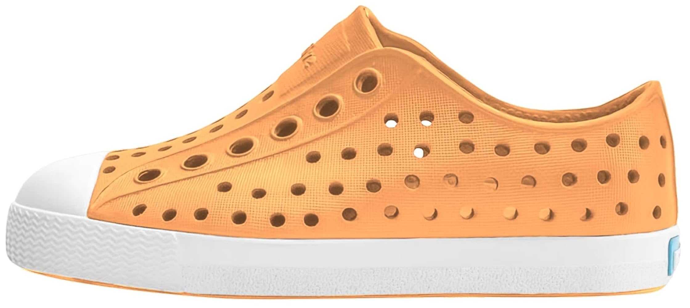 Native Shoes Unisex-Kids Jefferson Sneakers, Papaya Orange/Shell White, 10 Toddler