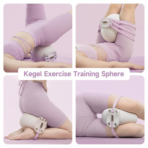 LOEUO at Home Pilates Kit for Women, Pilates Equipment for Home Workouts, Adjustable Resistance Pilates Ball and Ring Set for Exercise