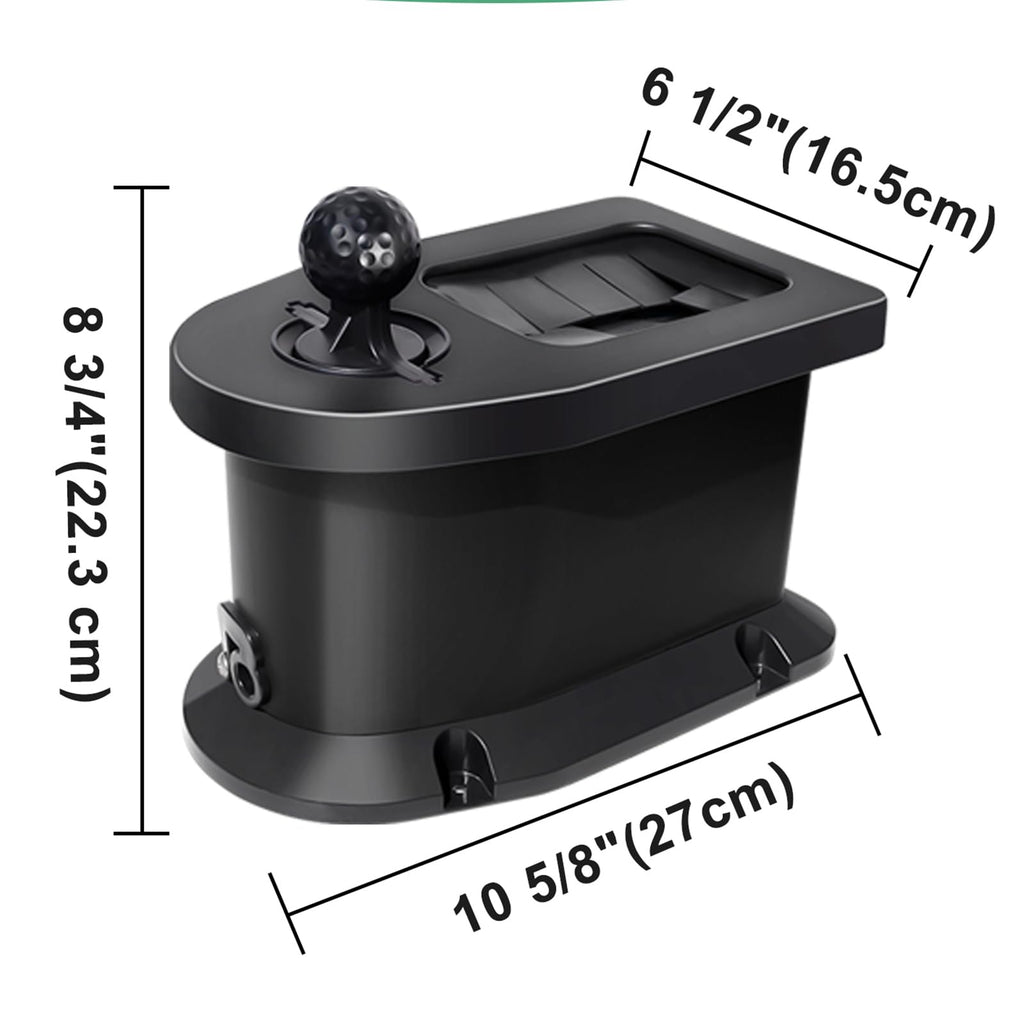 Orle Oko Golf Cart Ball Washer and Club Cleaner Kit with Mounting Bracket, Golf Ball Washer Cleaner for EZGO, Club Car, Yamaha, Advanced EV, Star EV, Universal & Detachable