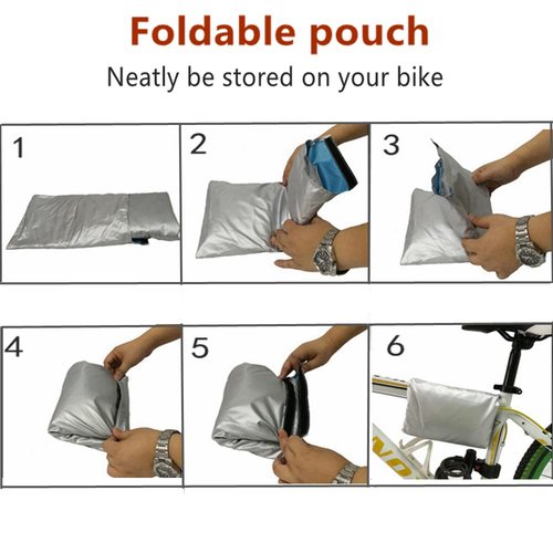 Bike Covers, Outdoor Waterproof Bicycle Covers with Lock Hole for Mountain Road Electric Bikes