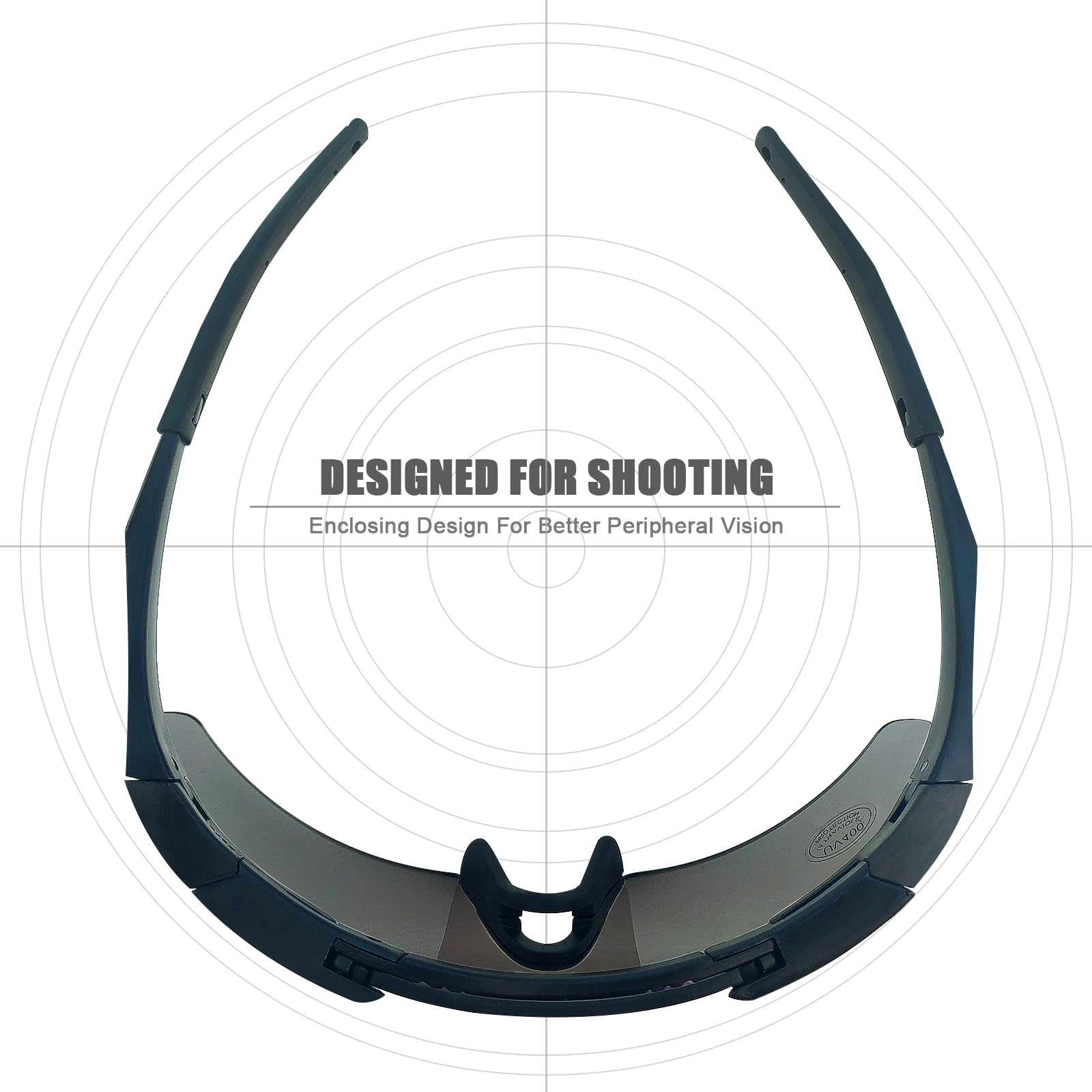 EMSECK Tactical Goggles – Airsoft & Shooting Safety Glasses with UV400 Protection & 3 Interchangeable Lenses – Impact Resistant, ANSI Z87.1 Certified – for Hunting, Outdoor Sports & Tactical Use