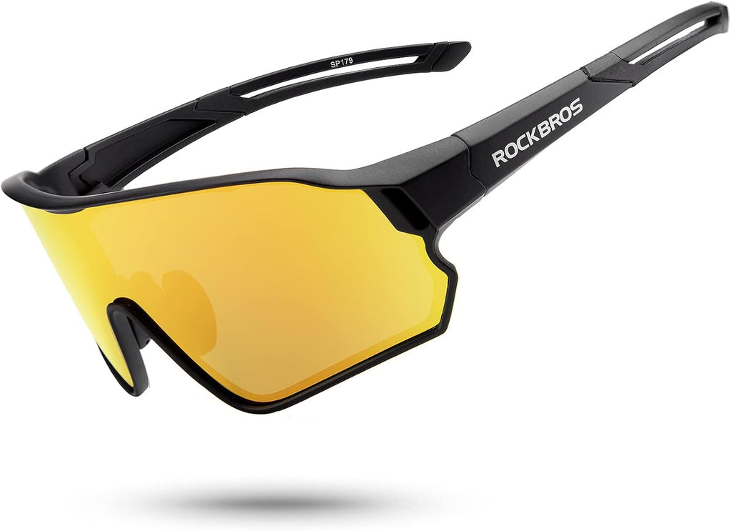 ROCKBROS Polarized Sunglasses - UV Protection Cycling Shades for Men & Women