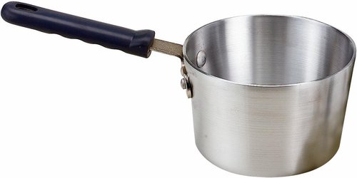 Crestware 3-Quart Aluminum Sauce Pan - Heavy Gauge with Heat-Resistant Grip Handle