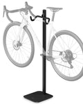 Viozon Adjustable Bike Floor Stand, Aluminum Alloy Vertical Bicycle Storage Rack with Height & Angle Adjustment, EVA Protective Hooks & Wheel Strap, Max Load 33lbs, Space-Saving Bike Rack