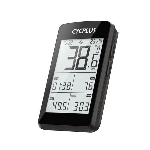 CYCPLUS Bike Computer GPS Wireless, ANT+ Cycling Computer GPS with Bluetooth, 2.8" LCD Screen,100+ Hours Battery Endurance Bike Speedometer with Auto Backlight IP67 Waterproof