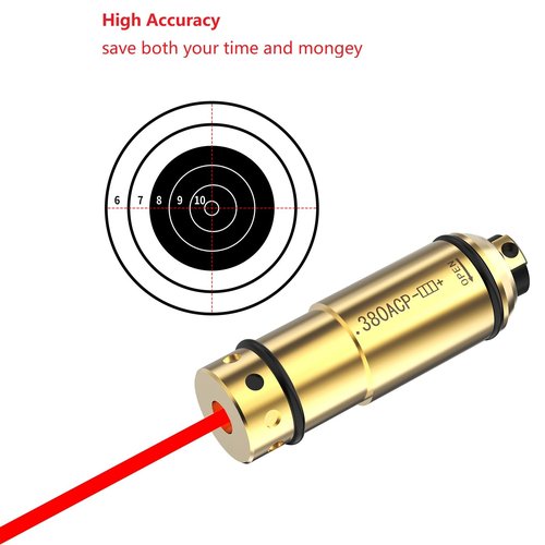 Gobxld 380ACP Laser Training Cartridge with Chamber Extractor Tool Dry Fire Training System Dry Fire Practice and Shooting Training
