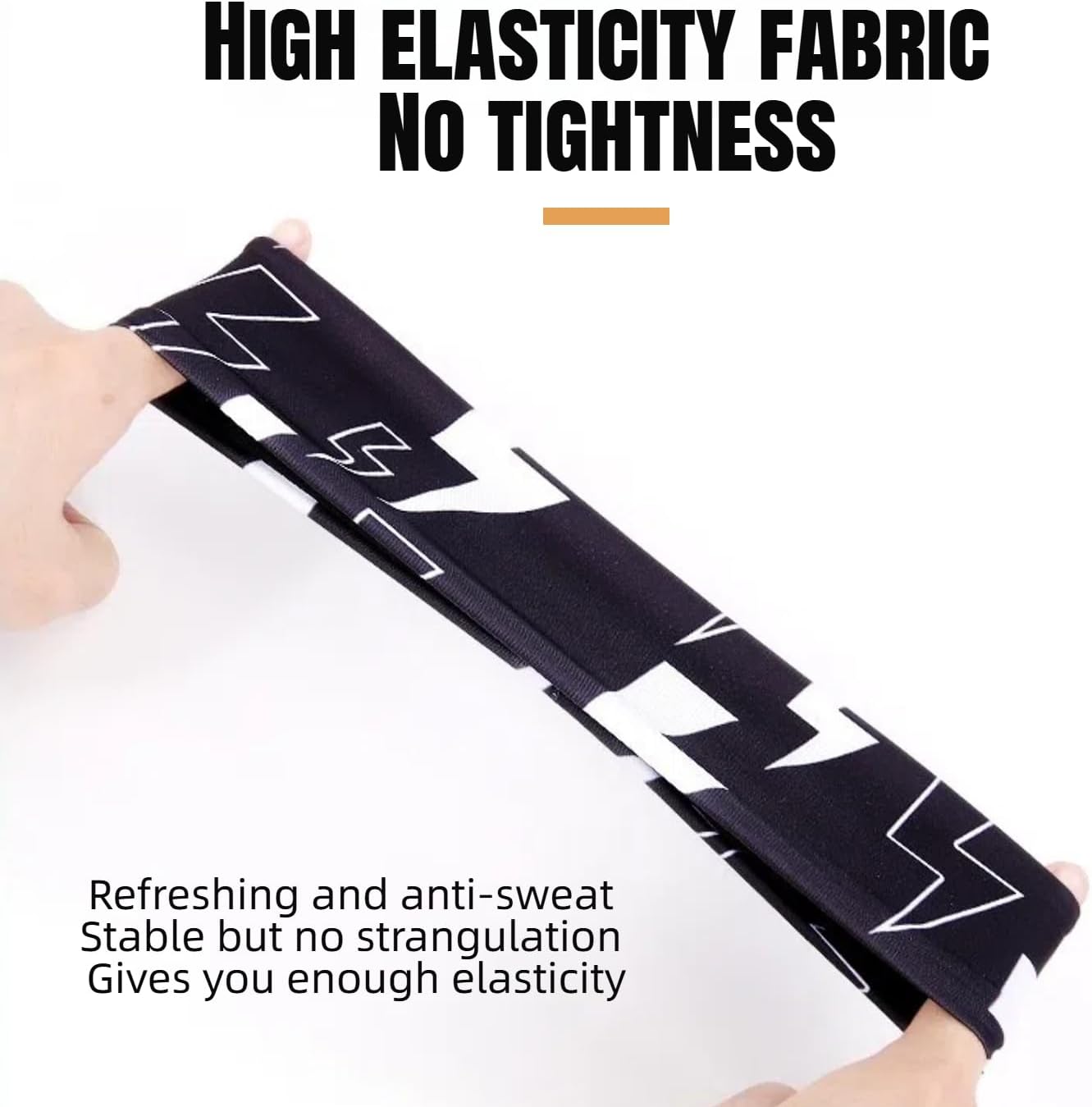 Skiennix Moisture-Wicking Sweatband - Quick-Dry Headband for Running, Cycling, Yoga & Fitness