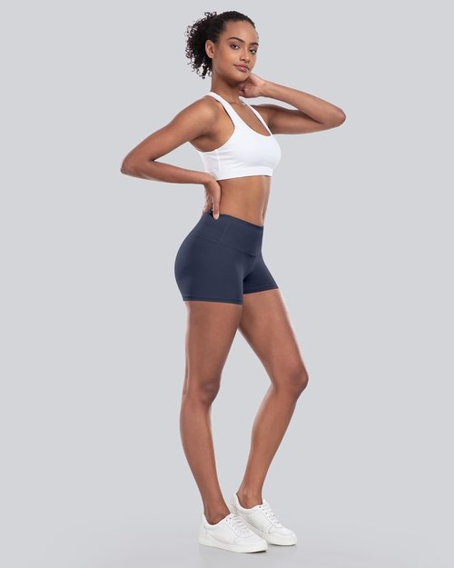 CHRLEISURE High Waisted Biker Shorts - Soft Spandex Yoga Shorts for Women | Comfortable Fit