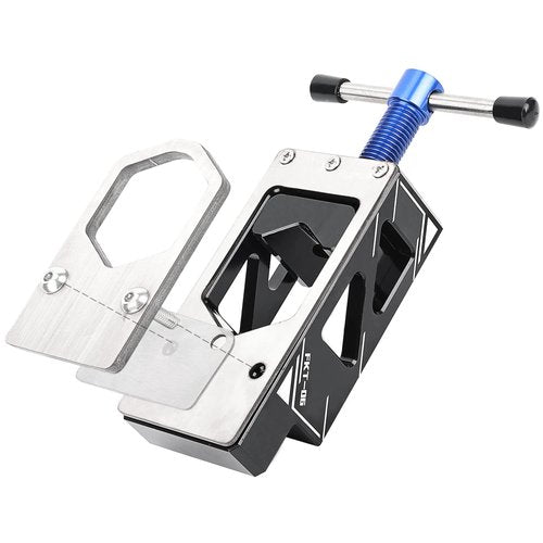 PACYTION Bike Saw Guide for Road Mountain Bike Fork Steerer, Seat Post, Bicycle Handlebar, Adjustable Cut Saw Guide for Cutting