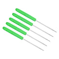 PATIKIL Badminton Racket Stringing Awl, 5 Pack Tennis Racket Racquet String Straight Awls Guiding Tool, Green