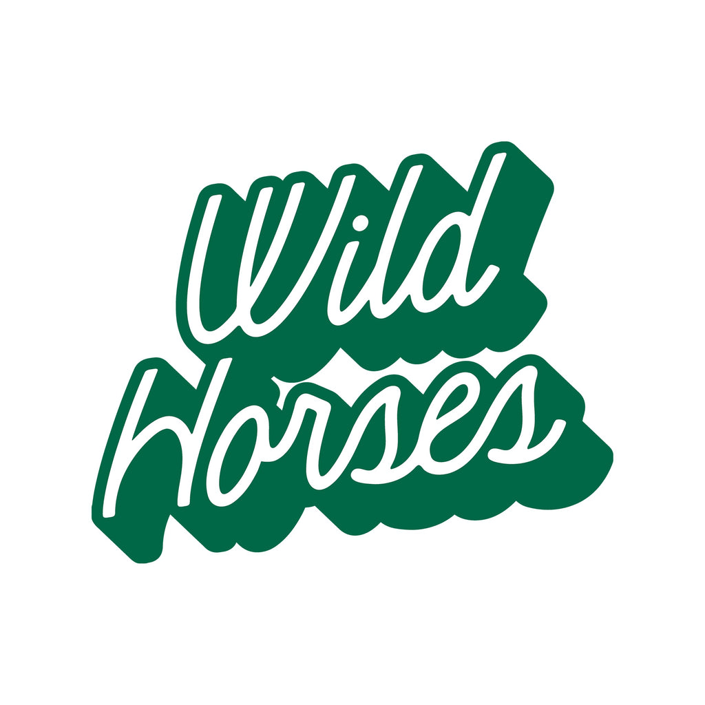 Wild Horses Texas Golf Ball Marker - Magnetic Gold Metal with Embossed Logo - 1.25" Location Outline Design for Hat Clip or Pocket