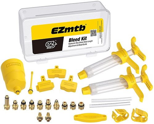 ROWYOU Brake Bleed Kit, Bicycle Bleeder Hydraulic Disc Brake Bleed Kit Tool for Shimano, for MAGURA, for TEKTRO, for SRAM Series Bike Brake Repair Tools