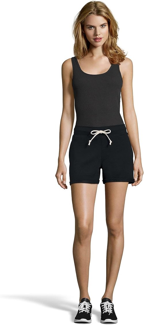 Hanes Fleece Shorts - Luxe Lightweight Training Shorts for Women | Comfortable & Stylish Fit