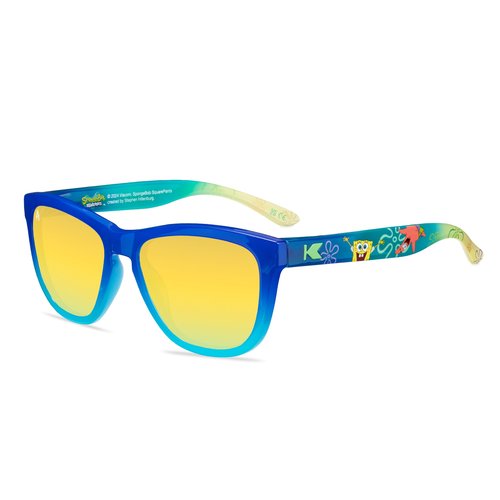 Knockaround SpongeBob SquarePants Kids Premiums Polarized Sunglasses for - UV400 Protection