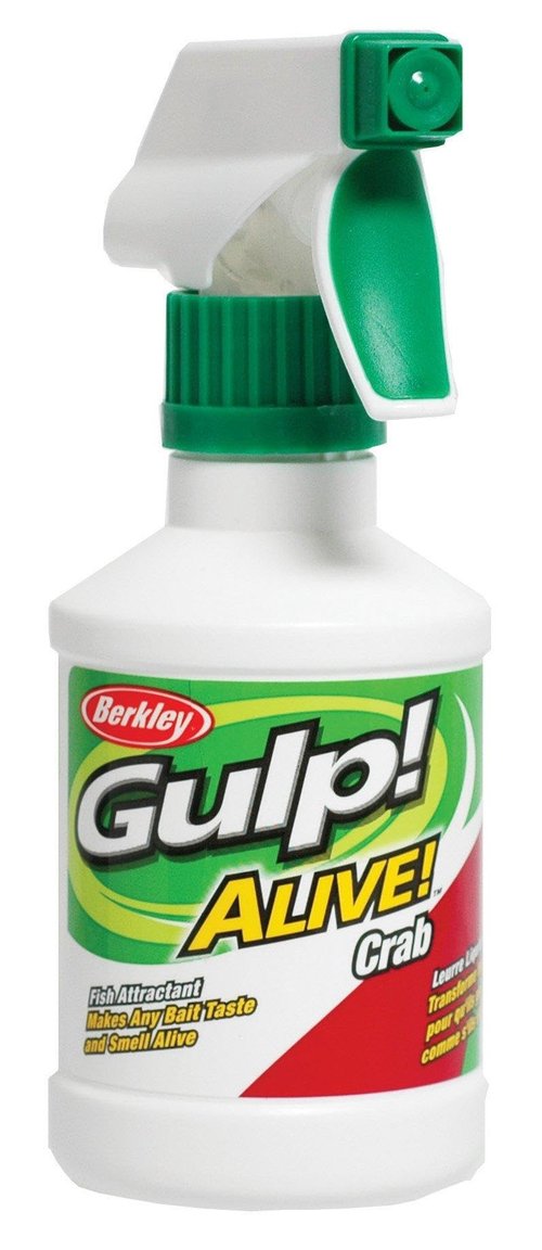 Berkley Gulp! Alive! Fish Attractant Spray Gulp!® with Nightcrawler, Easy-to-Use Trigger Spray Bottle, Extreme Scent Dispersion, Works Great with Soft Bait, Hard Bait, and Live Bait