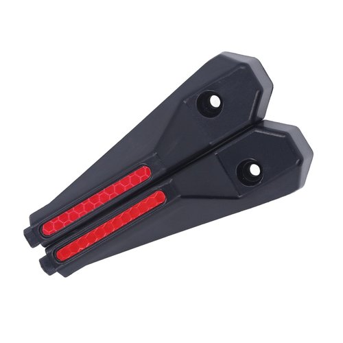 Uxsiya 1 Pair Electric Scooter Rear Wheel Cover with Reflective Strip for GOTRAX Scooter