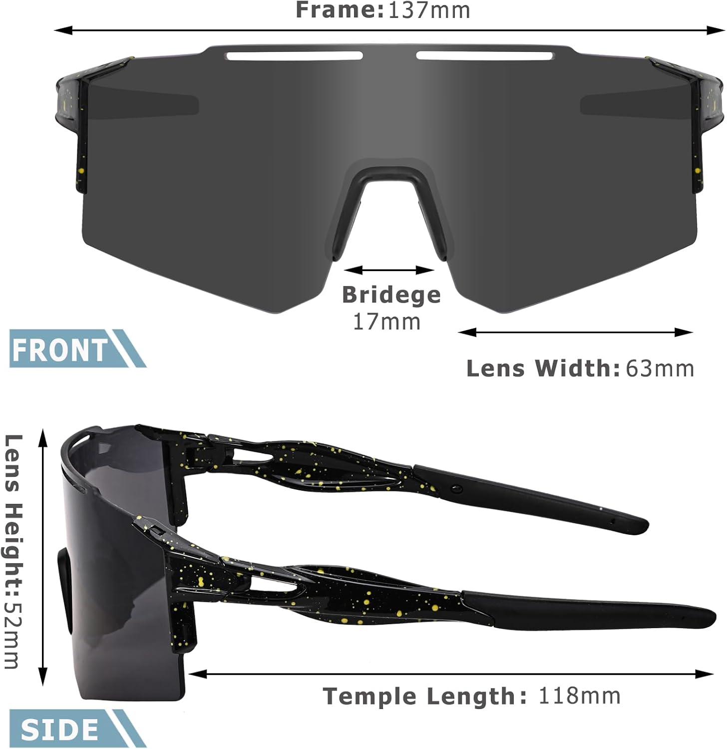 Skiennix Kids Sunglasses - UV400 Protection Goggles for Boys & Girls Aged 6-14 | Ideal for Sports & Outdoor Activities