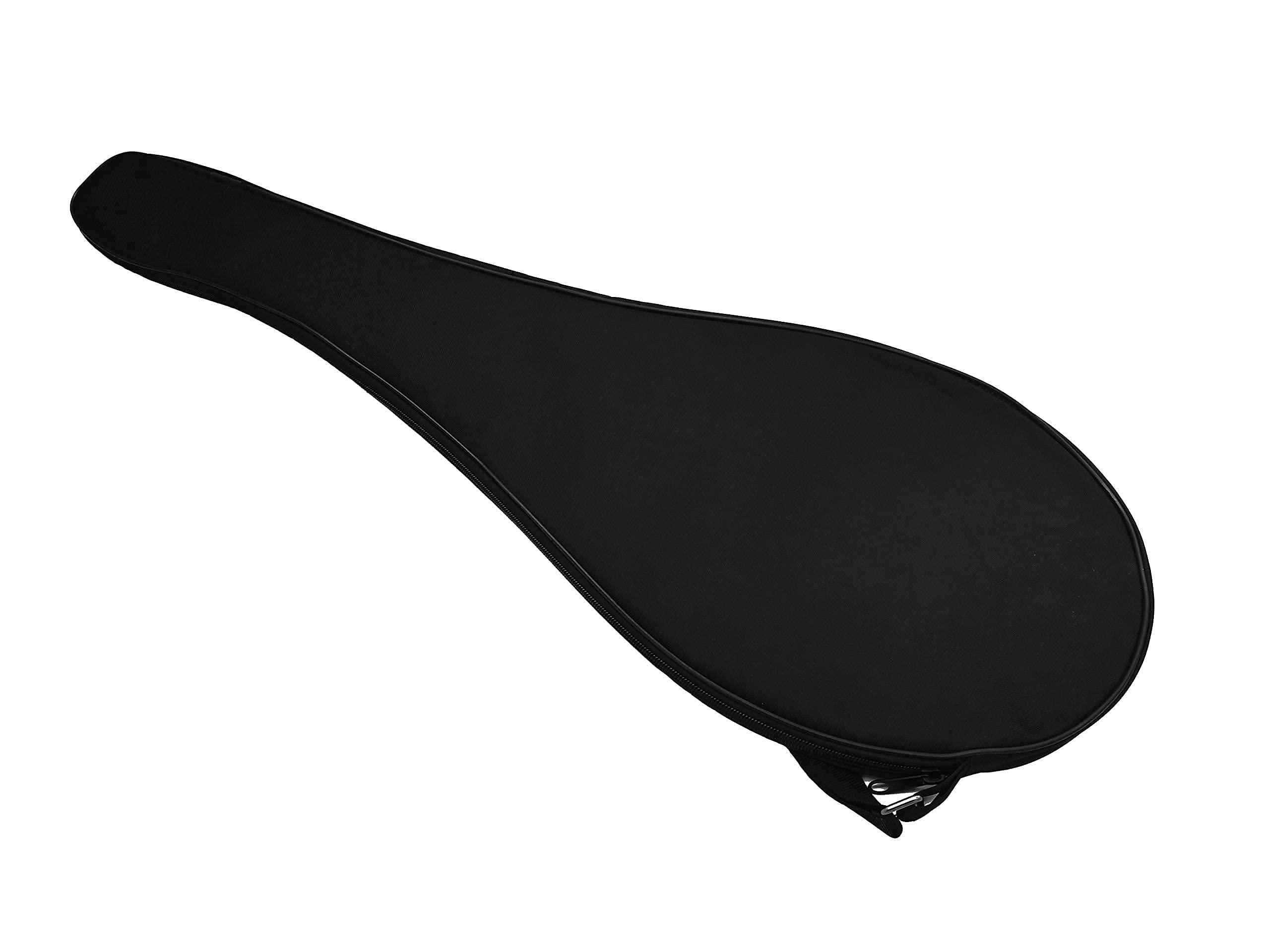 Silfrae Single Tennis Racket Cover Lightweight Padded Tennis Racquet Bag (Black, Small)