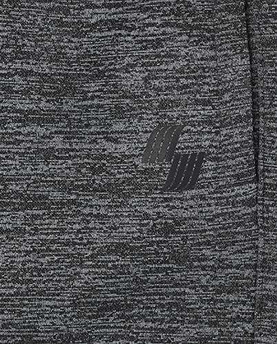 Kids Athletic Performance Pants - Medium Black Blue Heather Gray 3-Pack