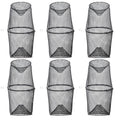 Kraken Supply Co 6-Pack Heavy Duty Crawfish Traps - Collapsible Steel Mesh Bait Nets for Creeks Ponds & Lakes