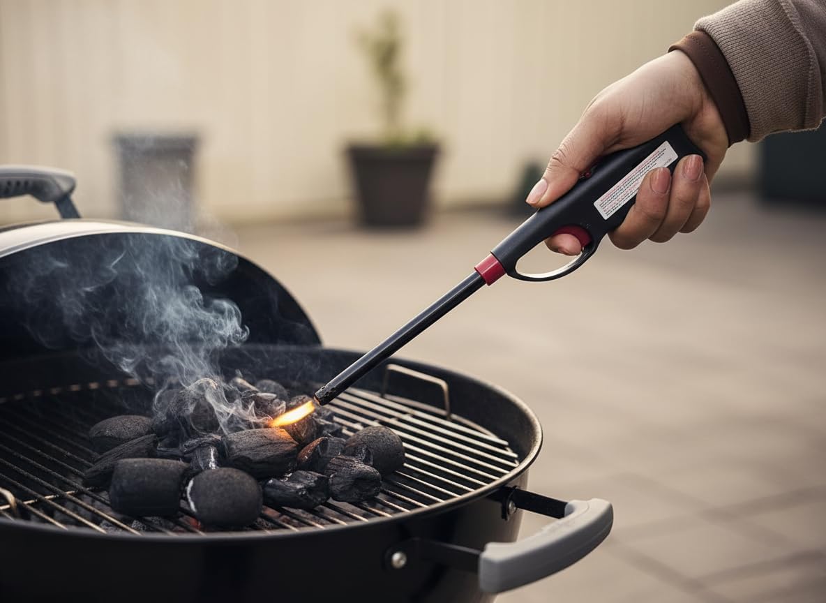 Skiennix BBQ Grill Lighter Casings - Refillable Butane Gas for Candle & Fireplace | 3 Pack