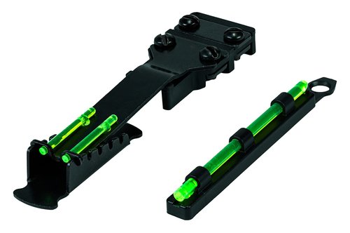 HIVIZ Tombuster II Fiber Optic Sight, Green and Orange