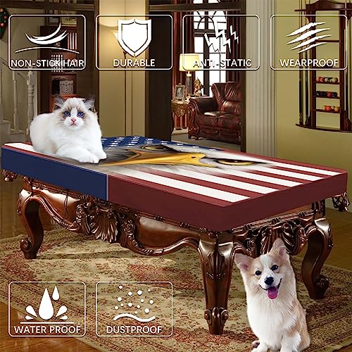 Pool Table Cover 8ft Waterproof Dustproof Indoor Outdoor Billiards Accessories