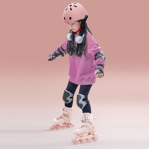 SWAY Adjustable Inline Skates for Kids, Teens and Adults, All Wheels Light Up High Performance Roller Skates for Boys and Girls Ideal for Roller Skate (Pink, Large-Youth & Adult（4-7 US）)