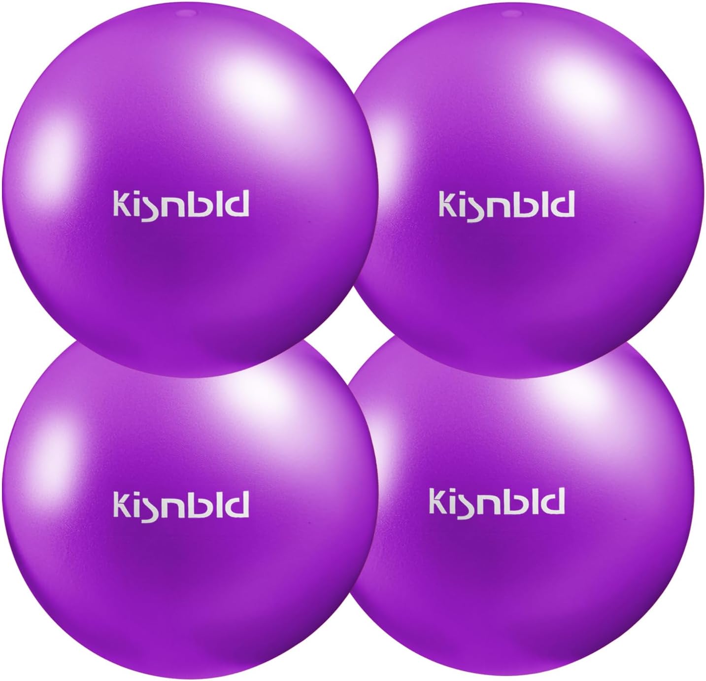 Small Exercise Ball - 9 Inch Mini Pilates Ball | Anti-Burst & Slip Resistant for Home Gym & Office Workouts